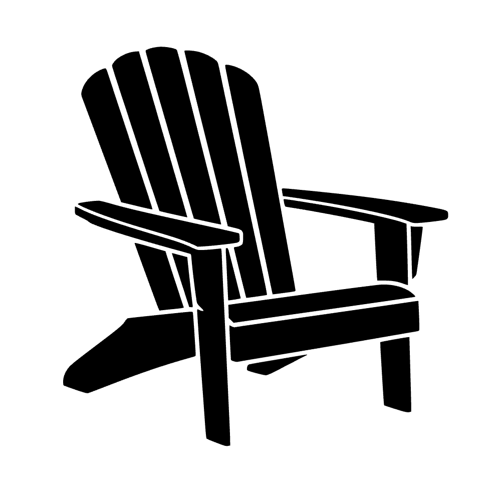 Silla Adirondack — archivo SVG