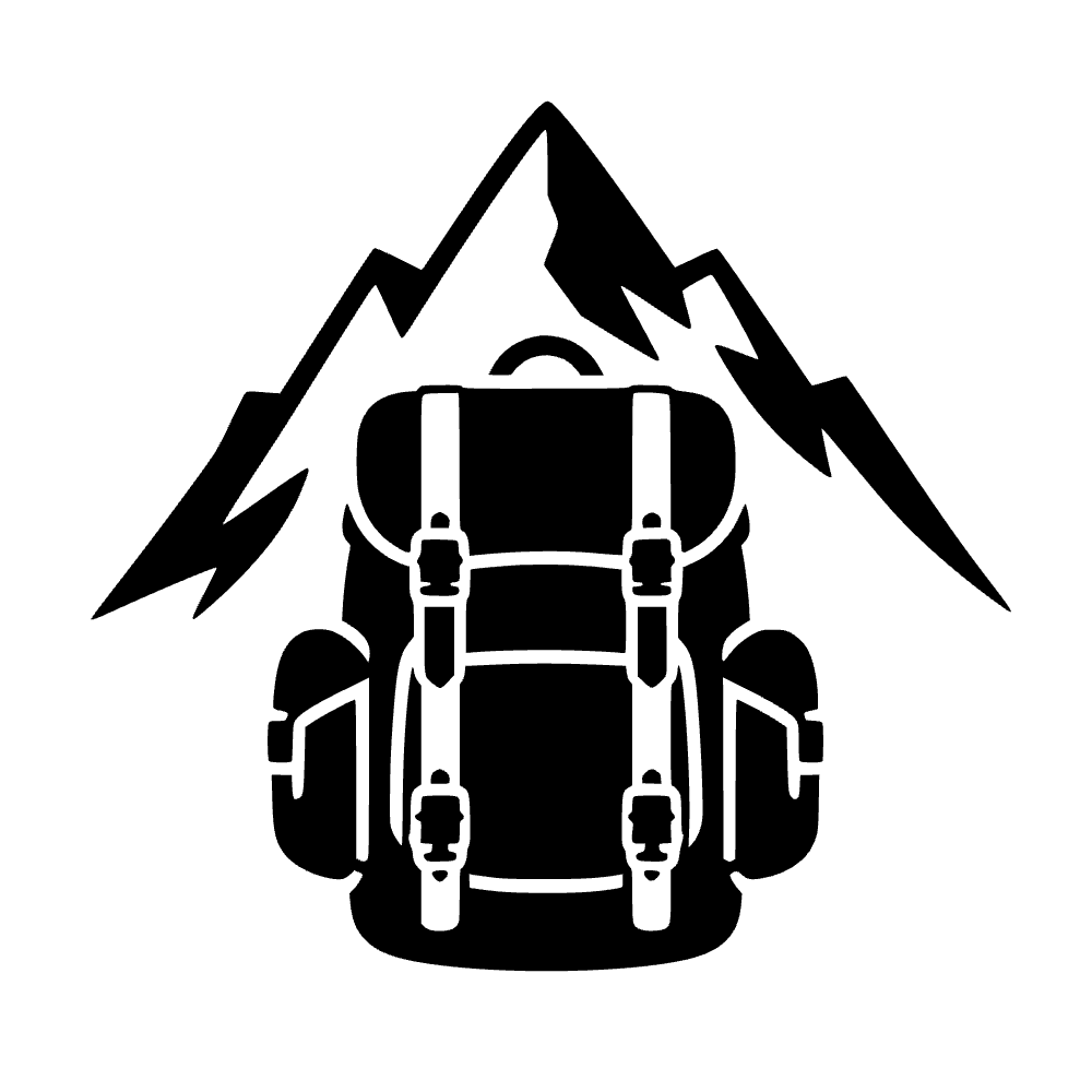 Adventure Backpack Icon SVG cut file preview