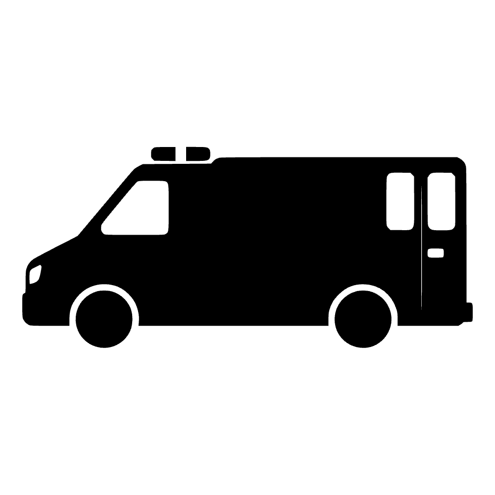 Ícono de ambulancia — archivo SVG