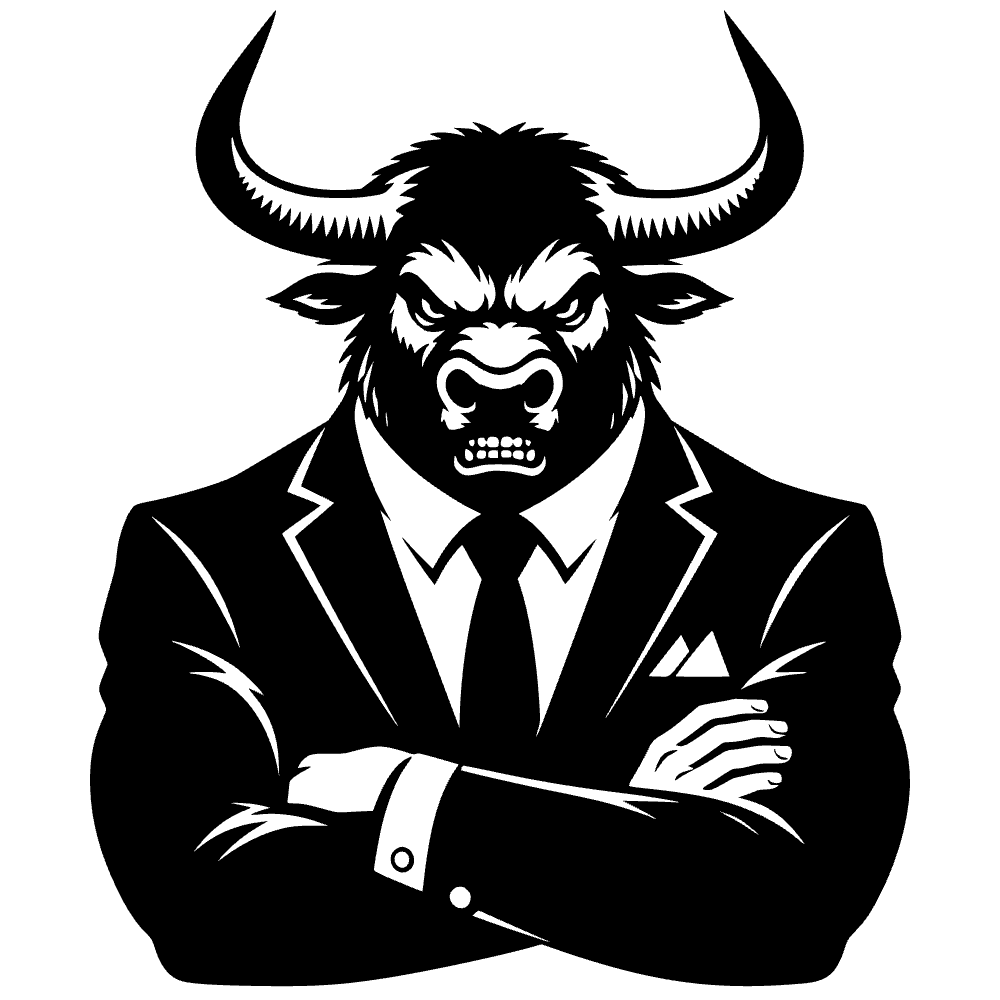 Angry Minotaur Icon SVG cut file preview