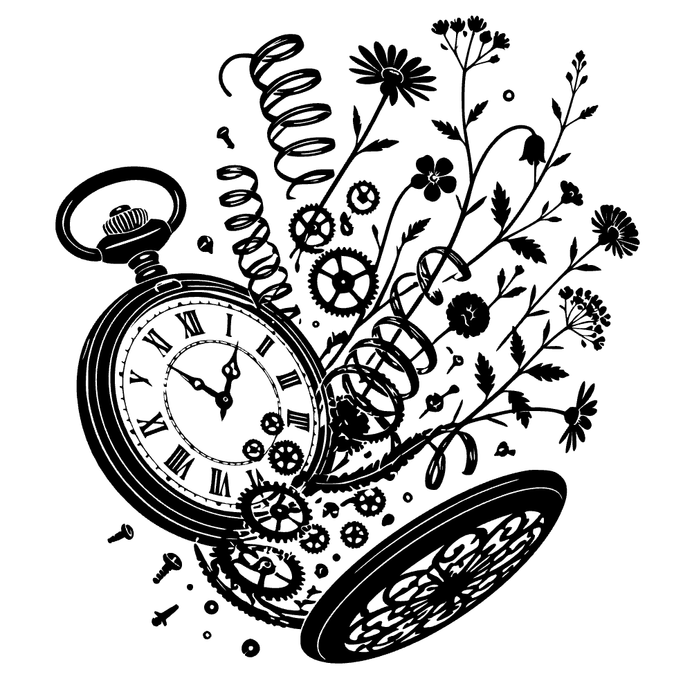 Reloj de bolsillo antiguo — archivo SVG