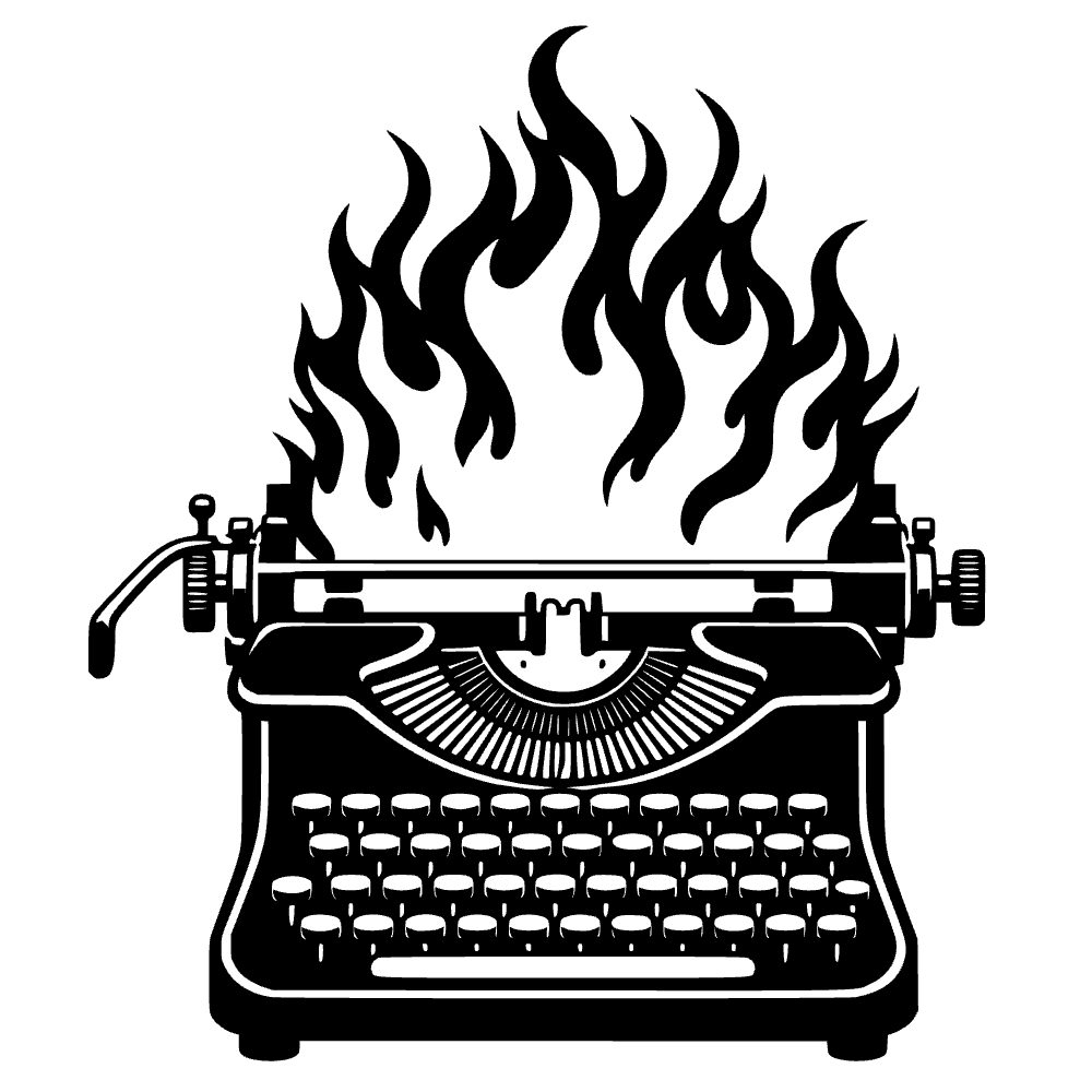 Antique Typewriter Icon SVG SVG cut file preview
