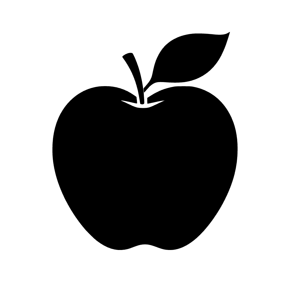 Icono de hoja de manzana — archivo SVG