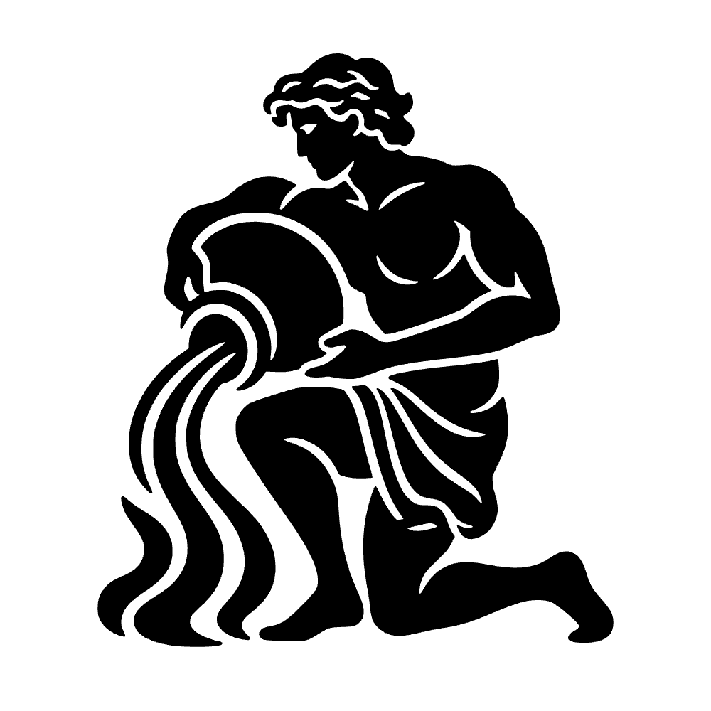 Signo zodiacal de Acuario — archivo SVG