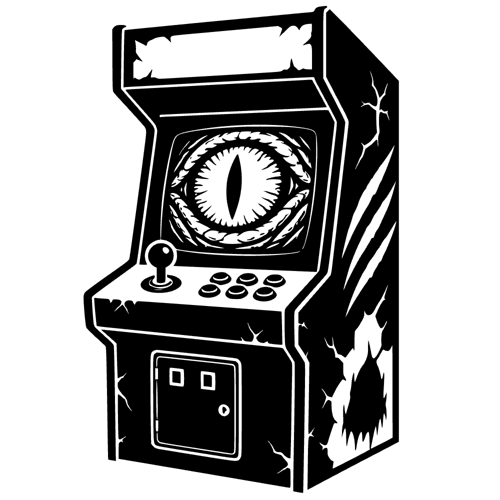Arcade Cabinet Giant Monster SVG SVG cut file preview