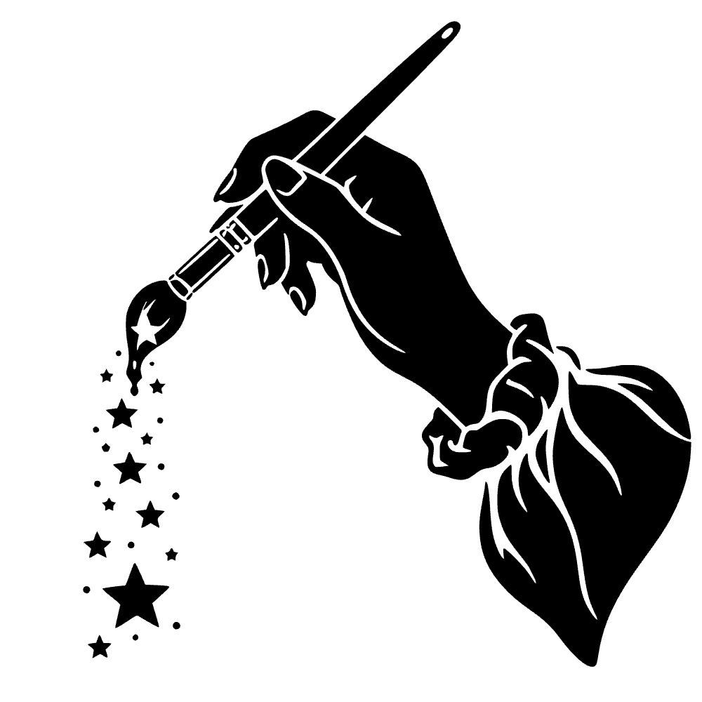 Artist Paintbrush Dripping Icon SVG SVG cut file preview