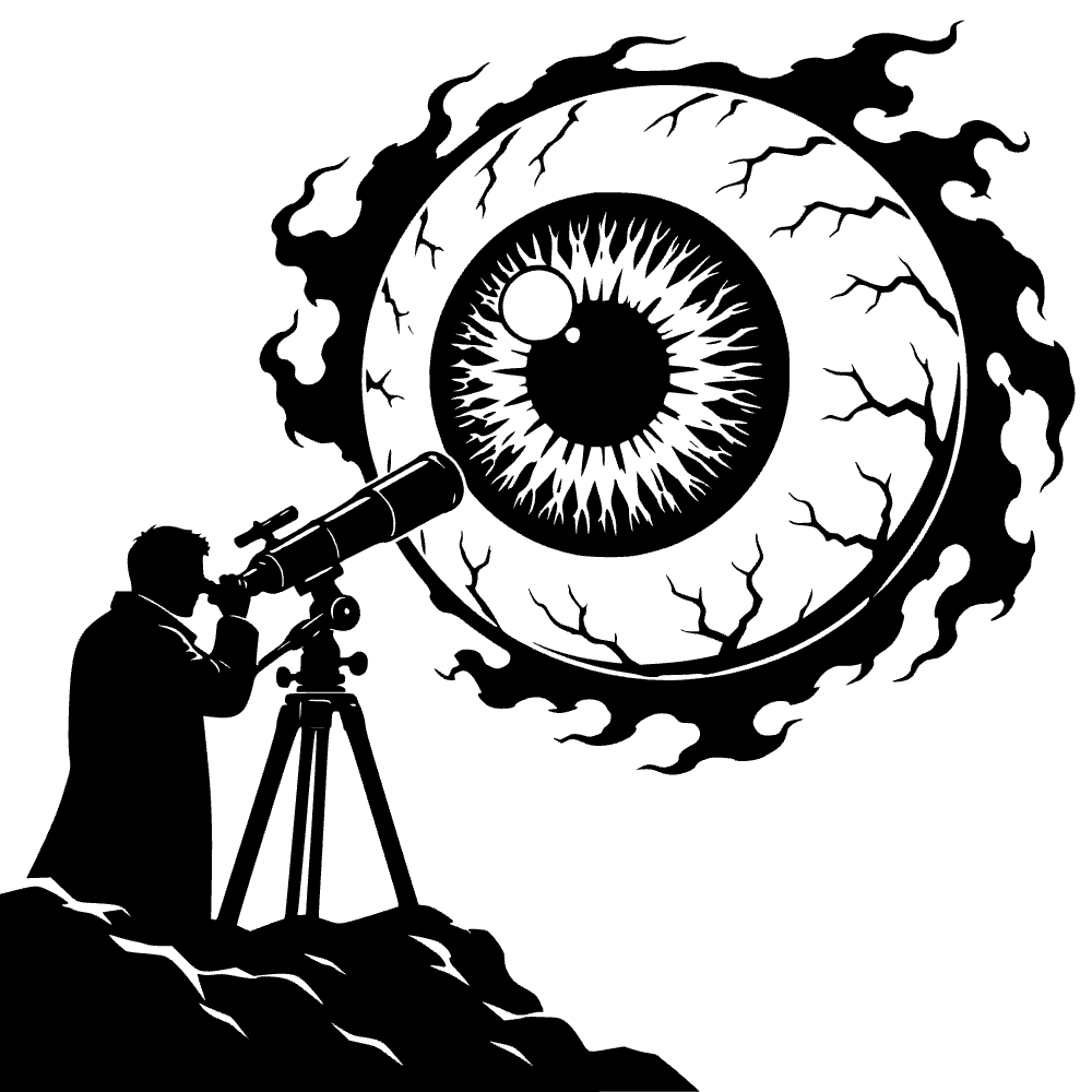 Astronomer Telescope Icon SVG SVG cut file preview