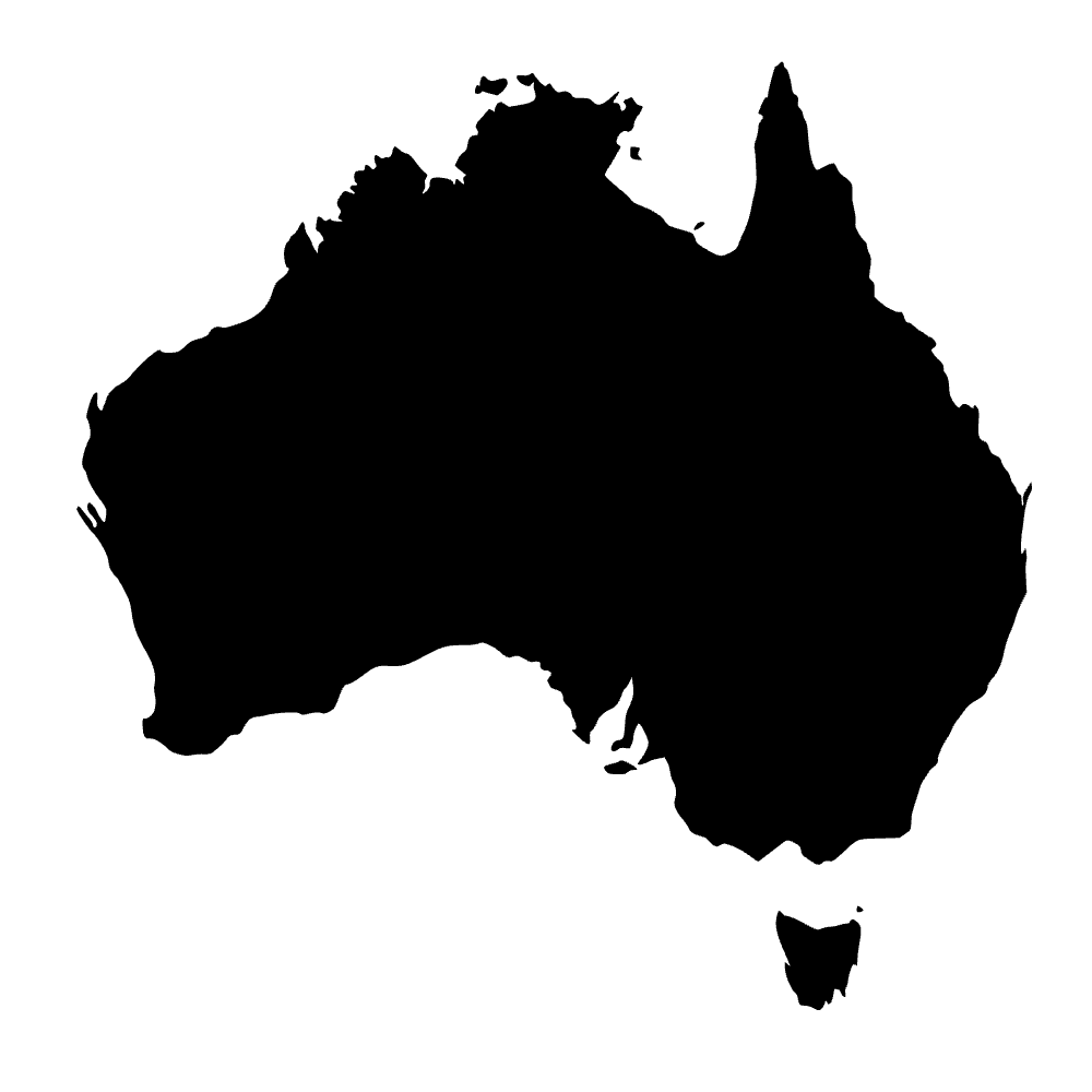 Mapa de Australia — archivo SVG