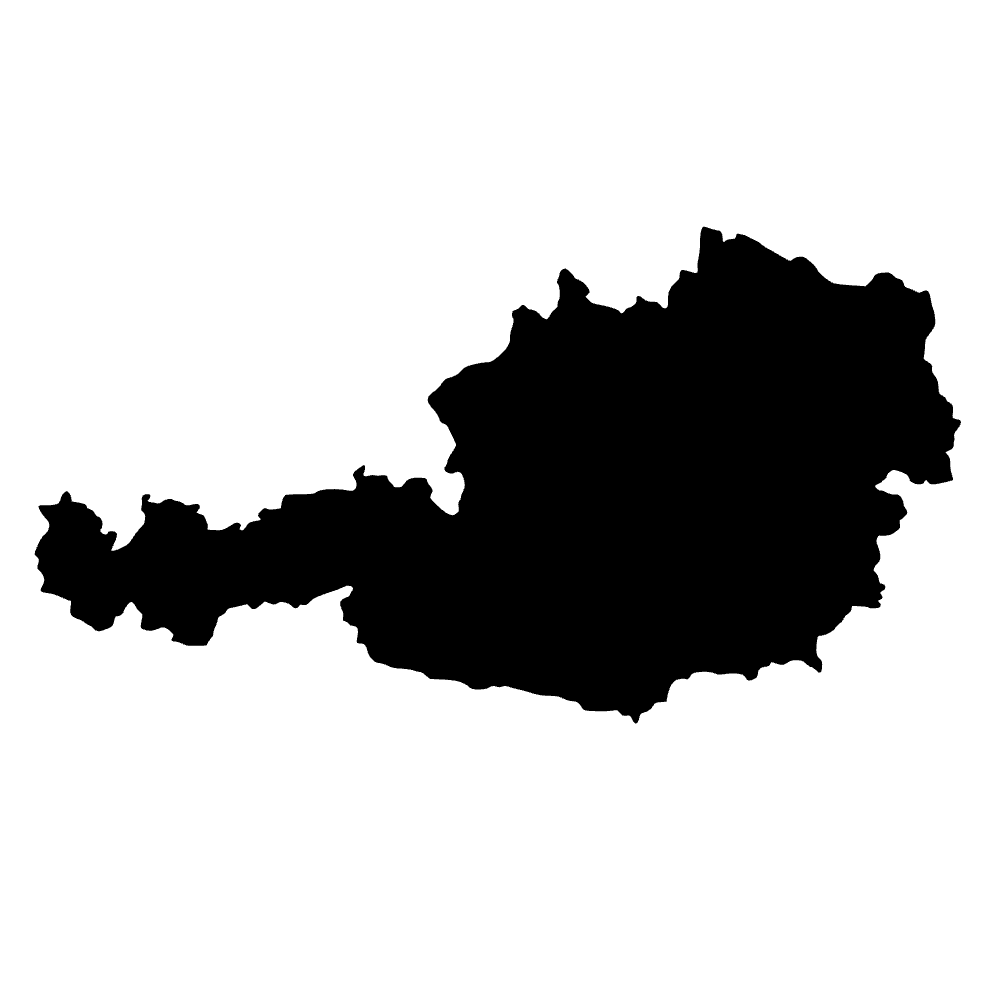 Mapa de Austria — archivo SVG