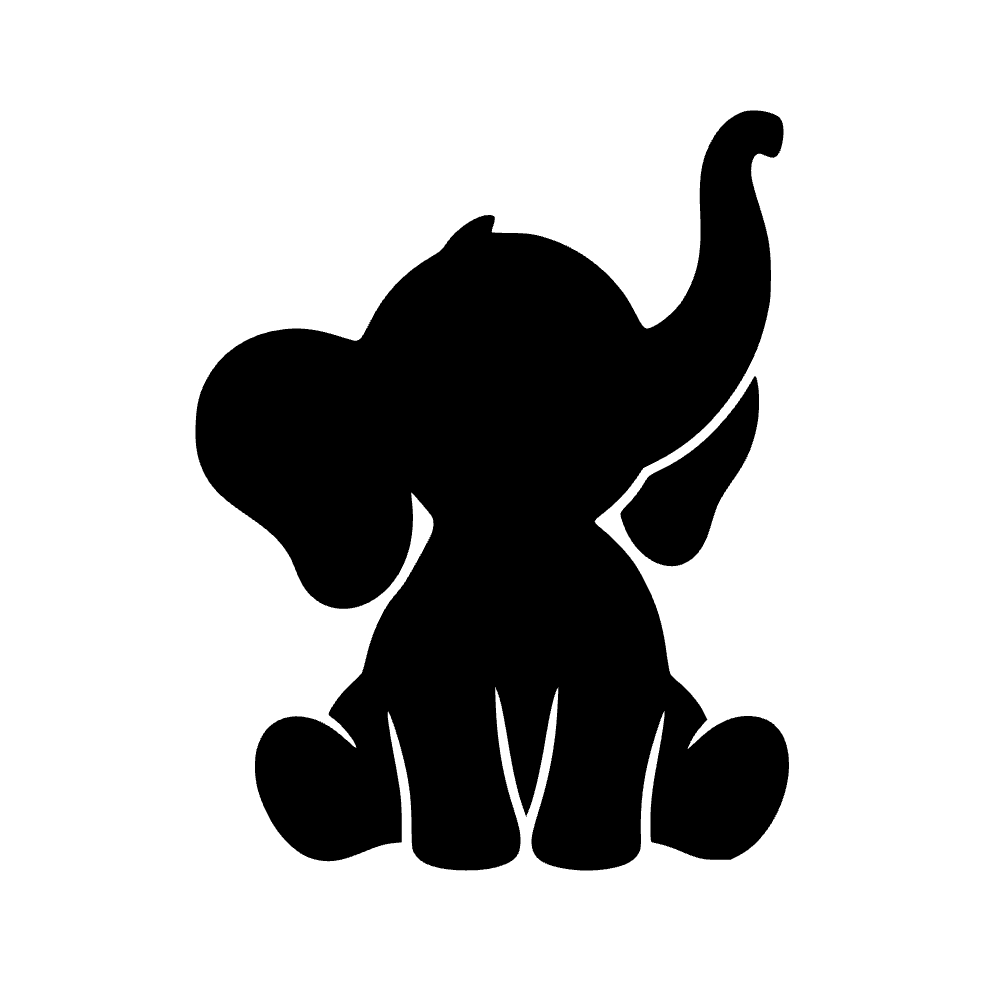 Elefante bebé — archivo SVG
