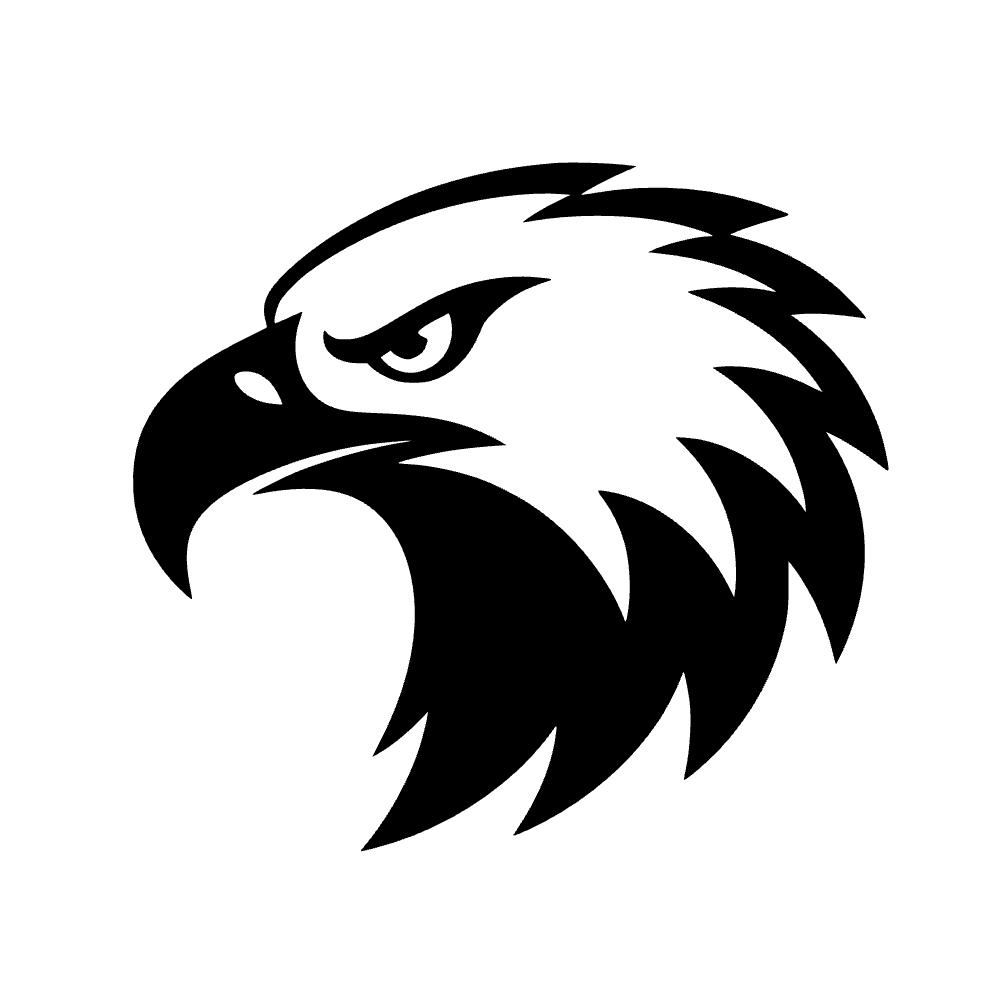 Bald Eagle Head Icon SVG cut file preview
