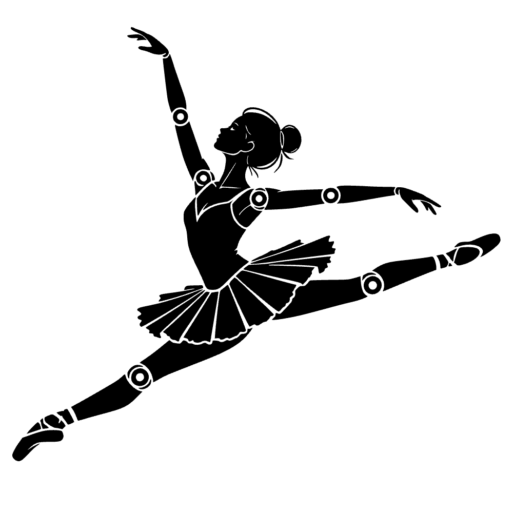 Ícono de bailarina de ballet — archivo SVG