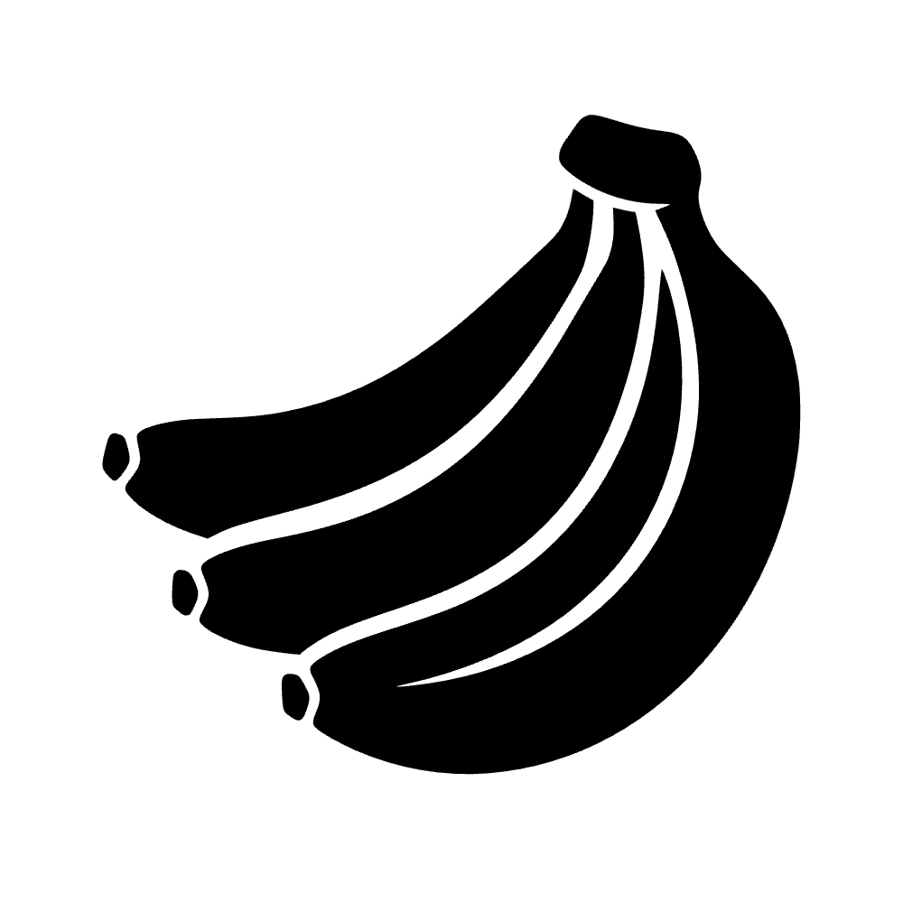 Racimo de plátanos — archivo SVG