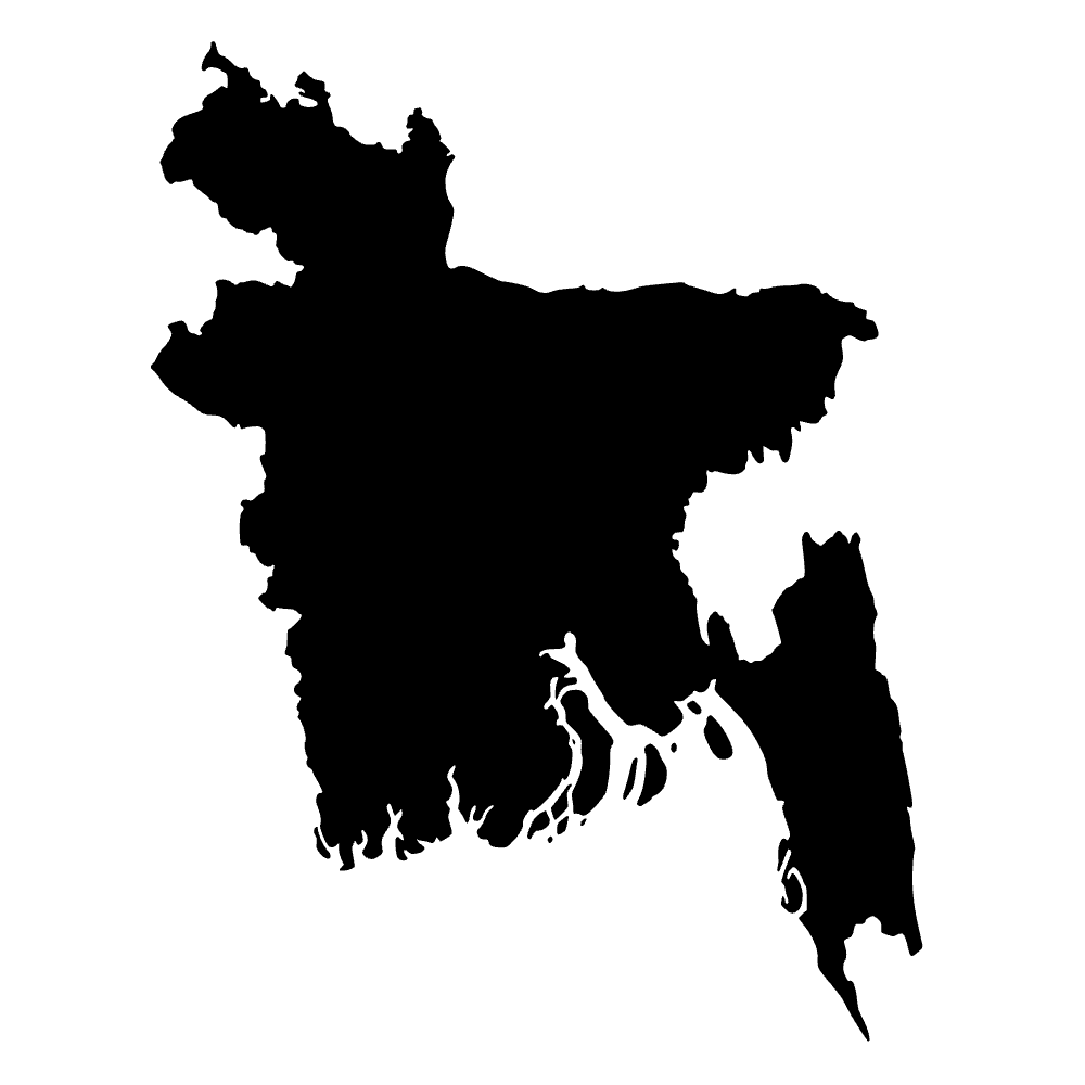 Mapa de Bangladés — archivo SVG