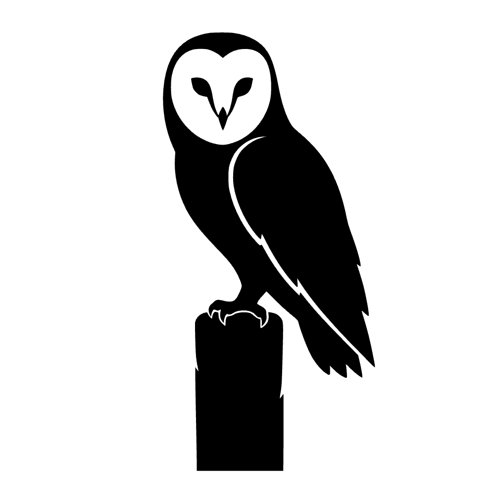 Búho real posado — archivo SVG