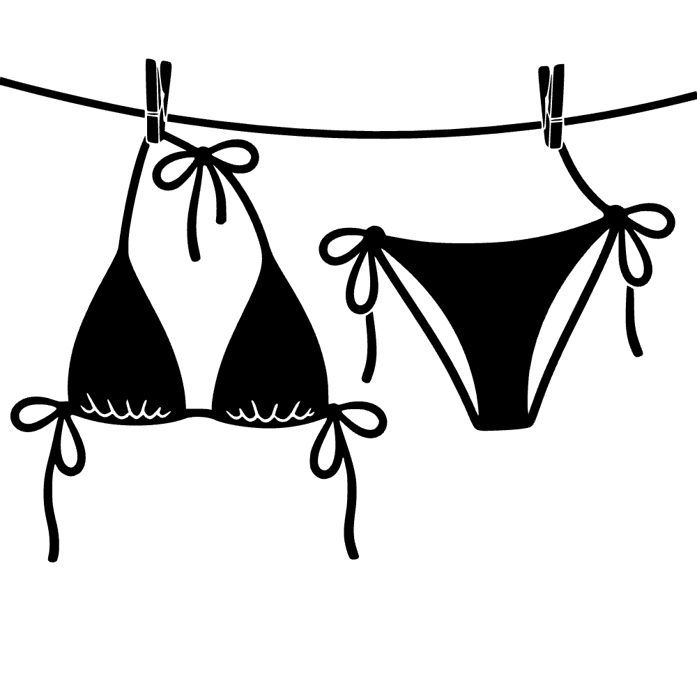 Bikini de traje de baño — archivo SVG