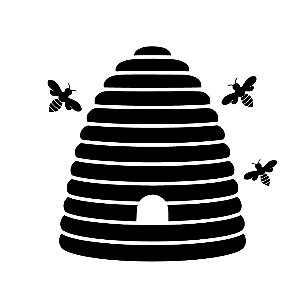 Colmena de abejas — archivo SVG