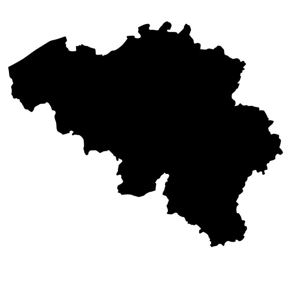 Mapa de Bélgica — archivo SVG