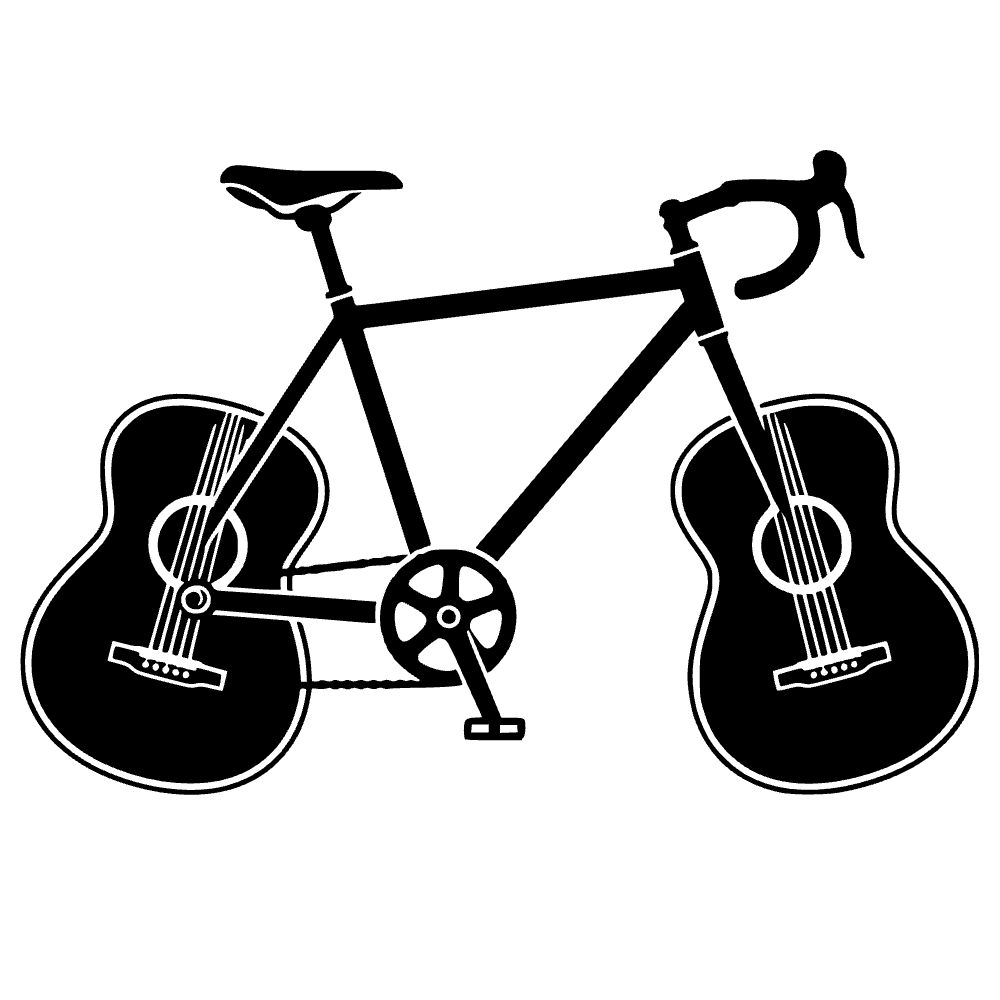 Bicycle Acoustic Guitars SVG cut file