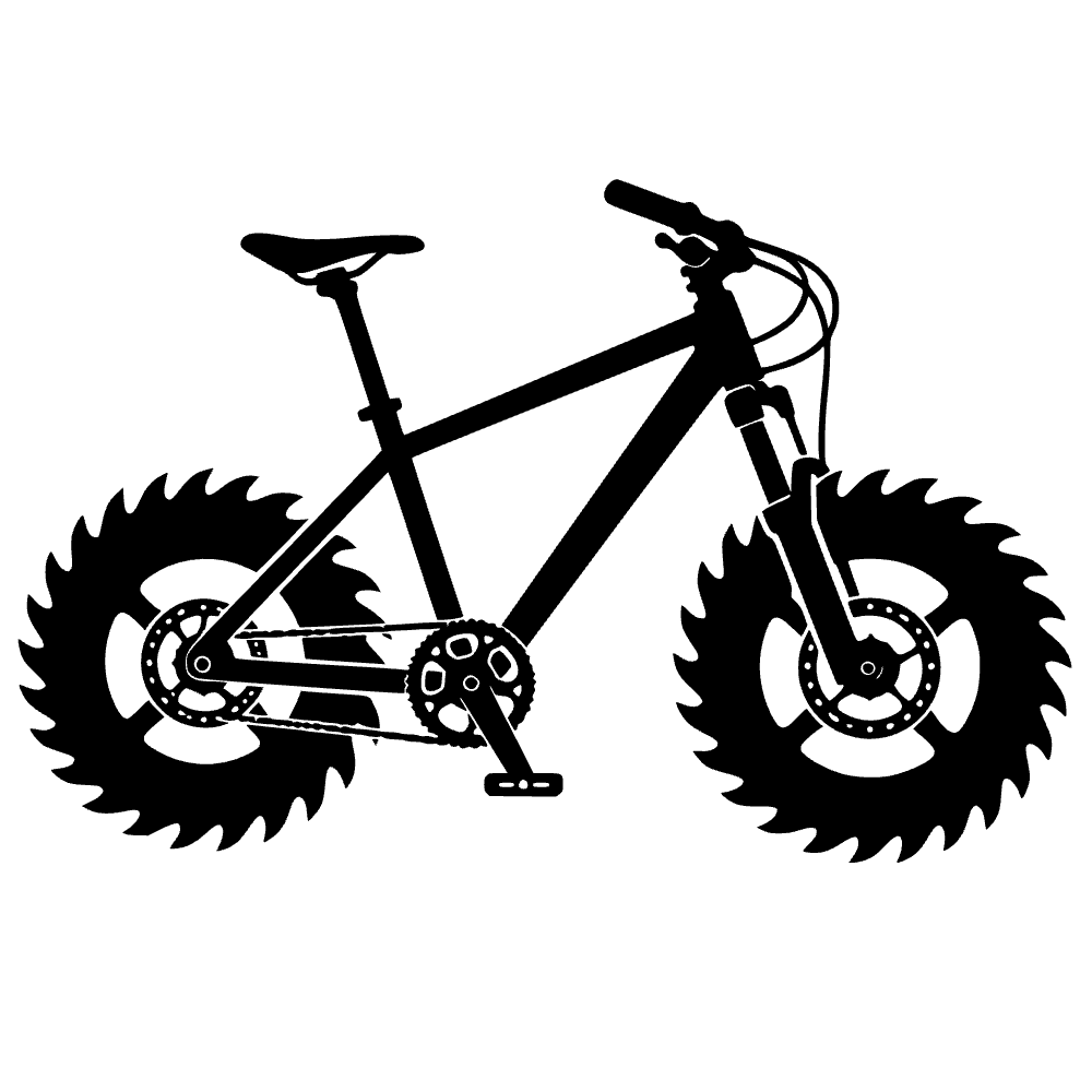 Ícono de ruedas de bicicleta — archivo SVG