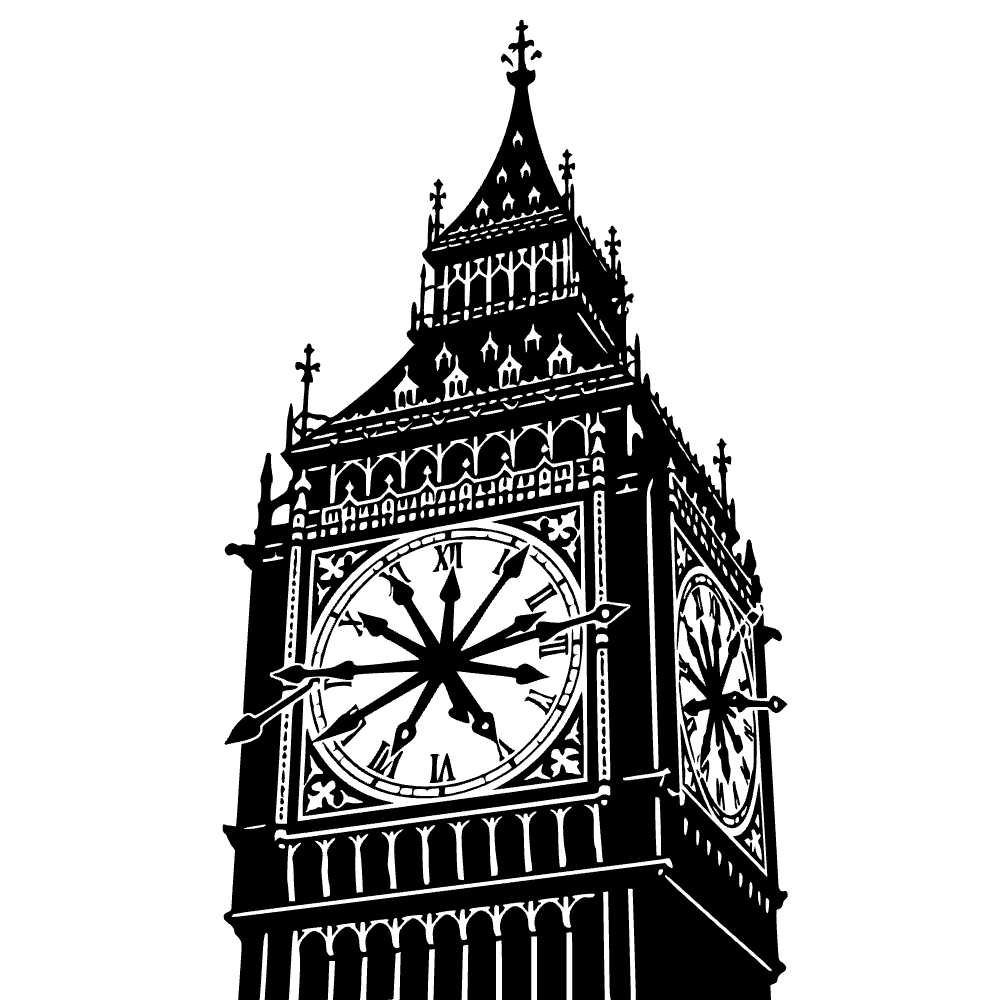 Torre del reloj Big Ben — archivo SVG