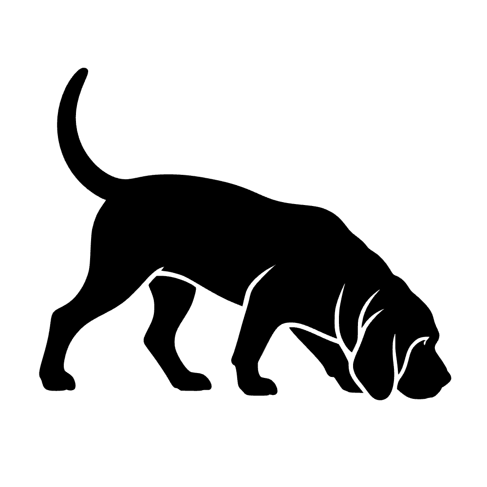 Icono de perro sabueso — archivo SVG