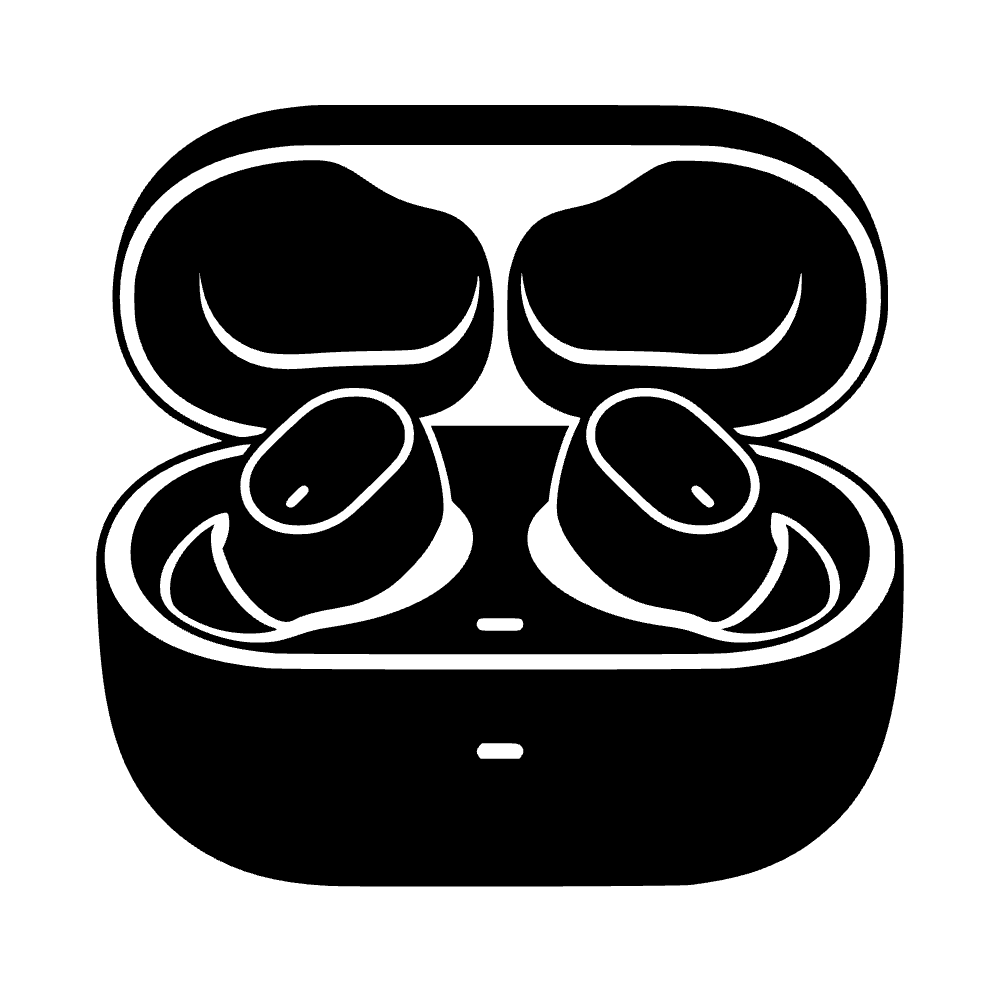 Auriculares inalámbricos Bluetooth — archivo SVG