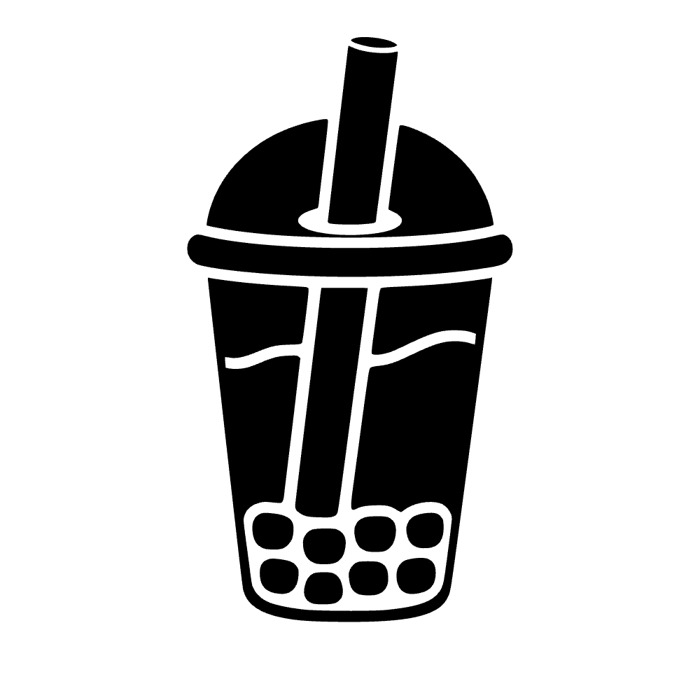 Taza de té boba — archivo SVG