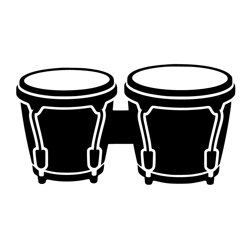 Pareja de tambores bongo — archivo SVG