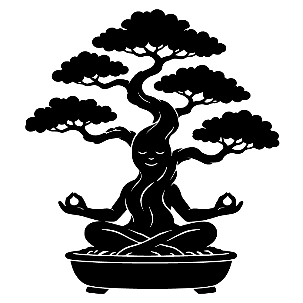 Icono de bonsái — archivo SVG