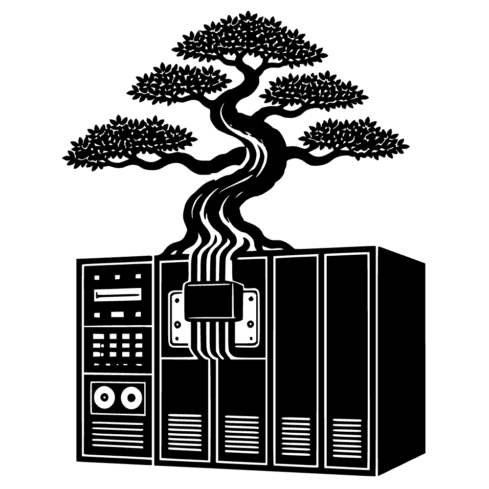 Icono de árbol bonsái — archivo SVG
