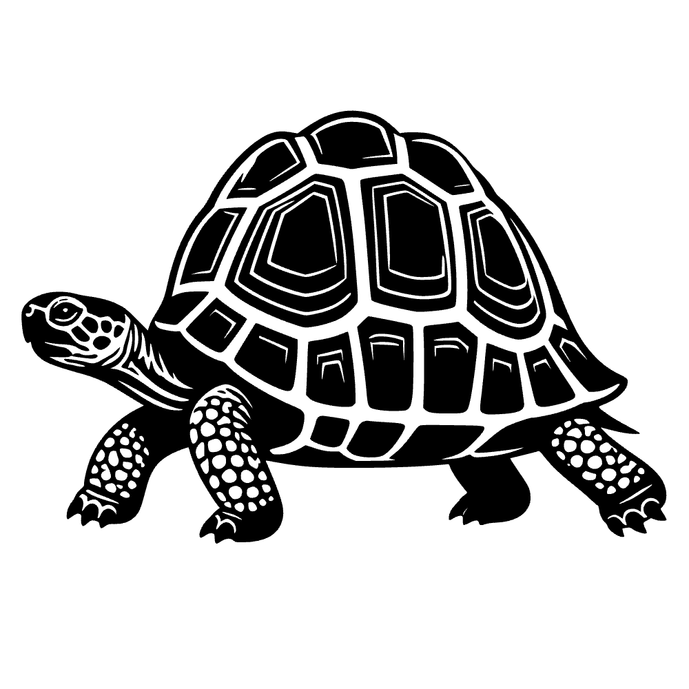 Bowed Tortoise SVG cut file