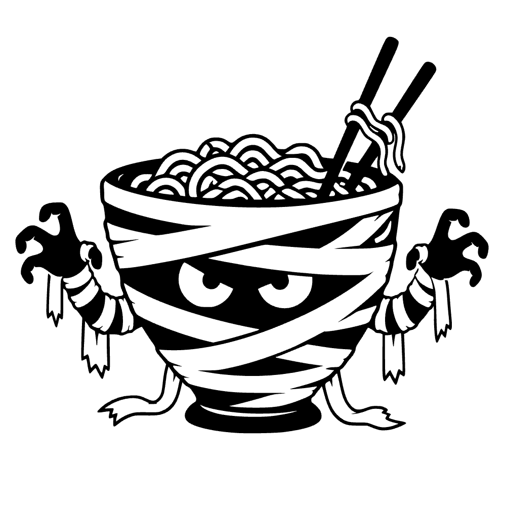 Tazón de fideos ramen — archivo SVG