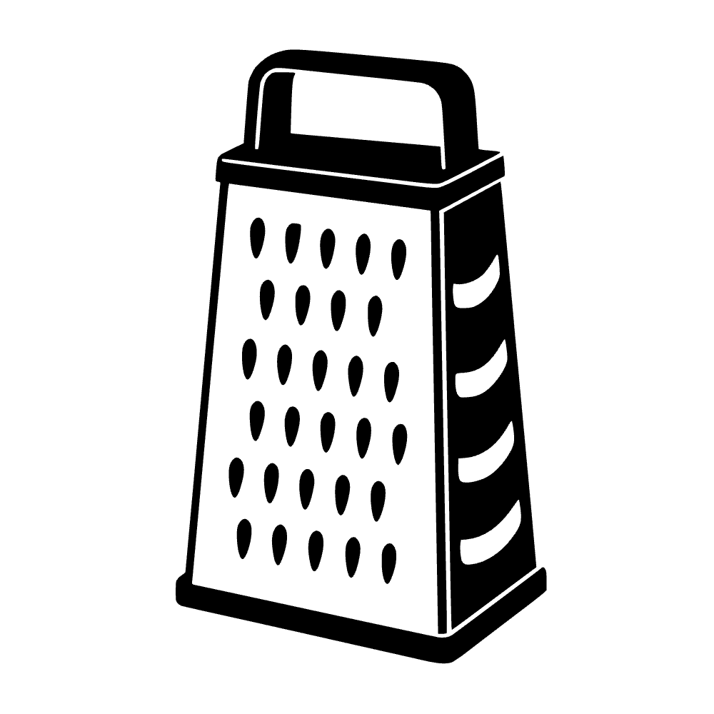 Icono de rallador — archivo SVG