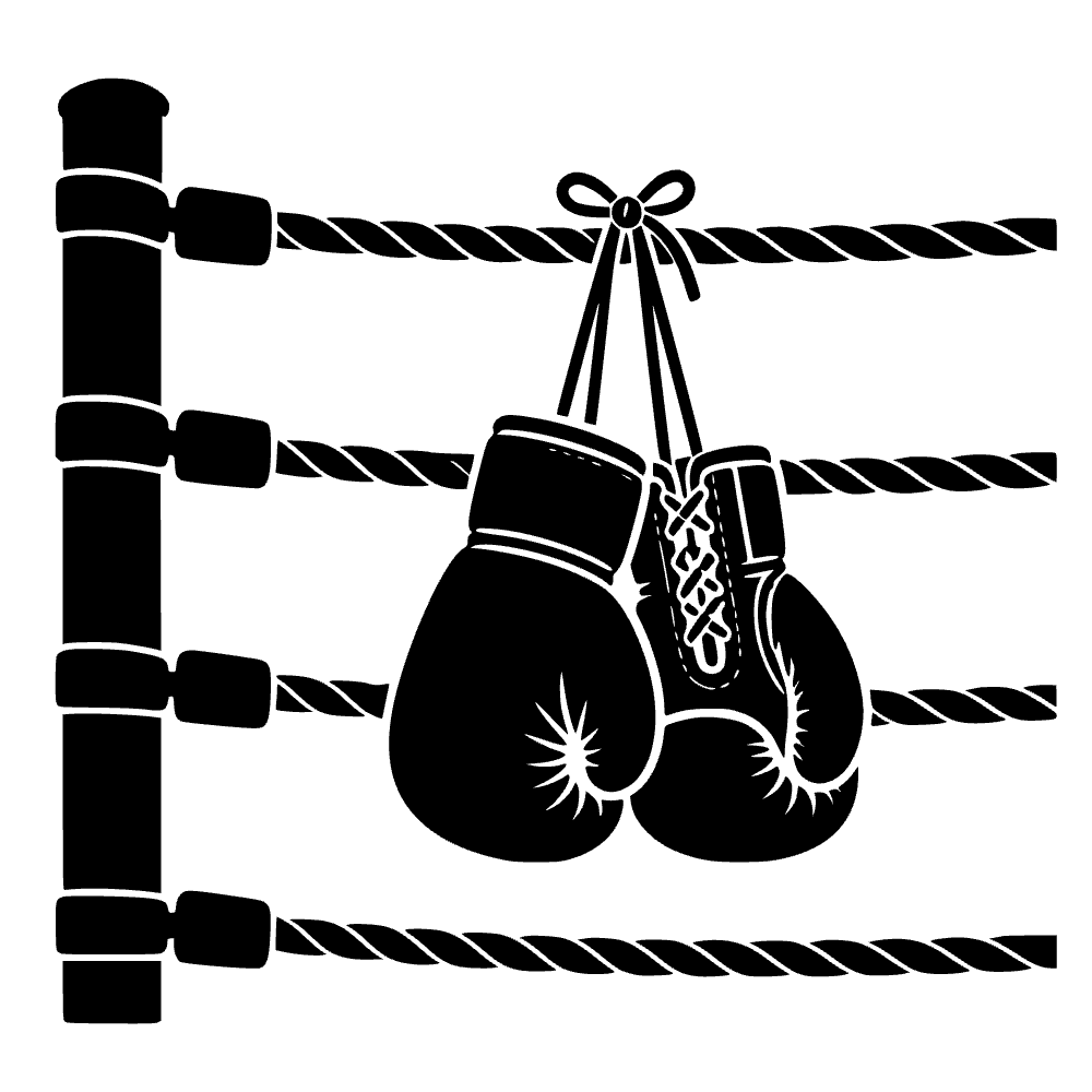 Cuerdas de ring de boxeo — archivo SVG