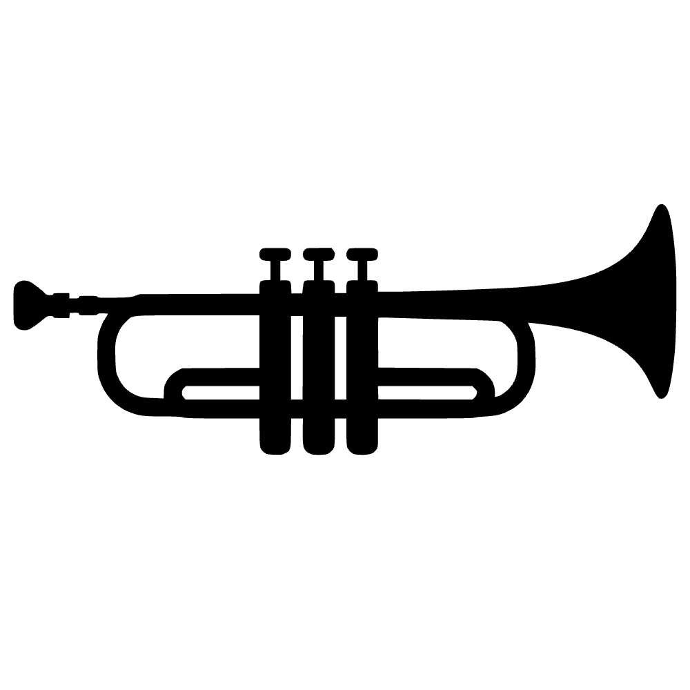 Trompeta de latón — archivo SVG