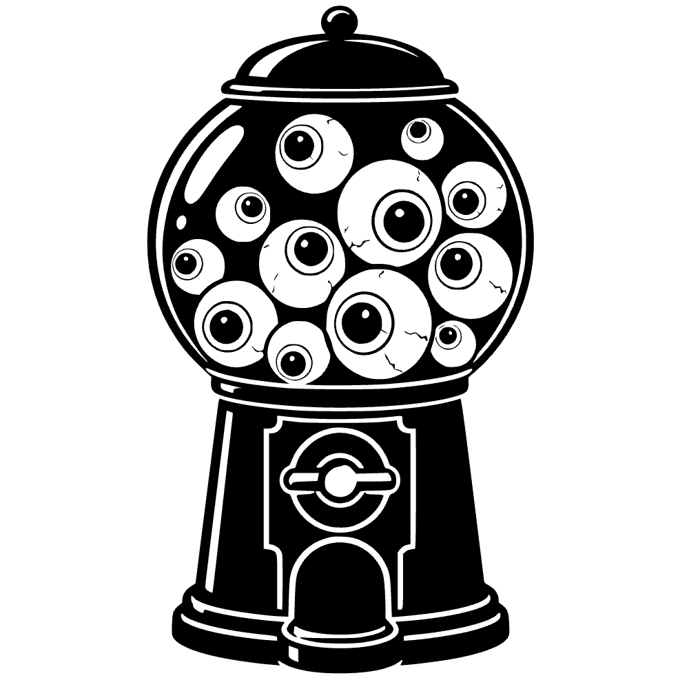 Bubblegum Machine Eyeballs SVG SVG cut file preview