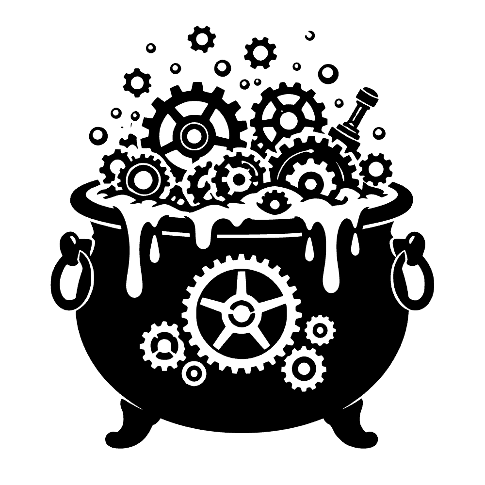 Caldero burbujeante — archivo SVG