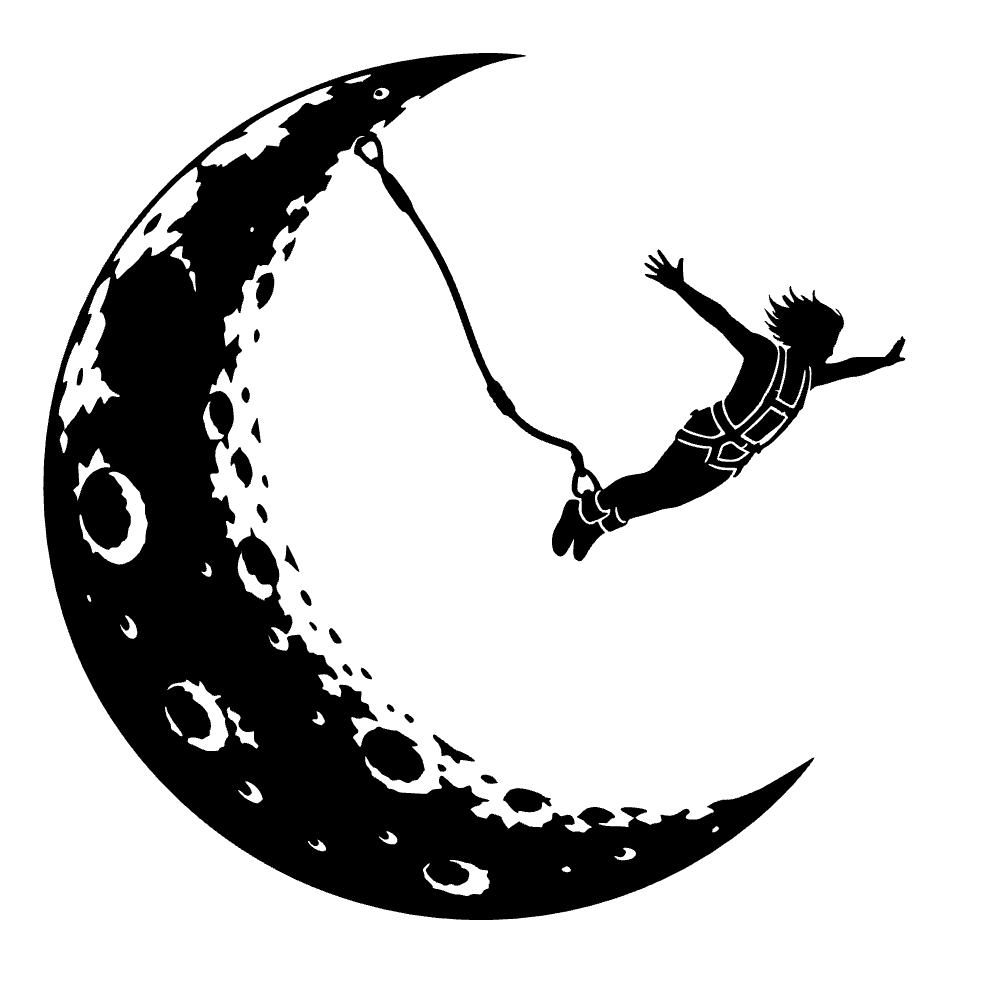 Bungee Jumper Leaping Off SVG SVG cut file preview