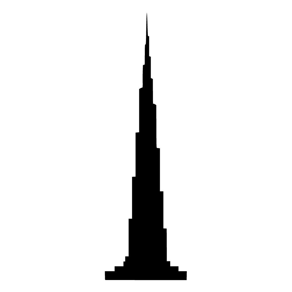 Torre Burj Khalifa — archivo SVG