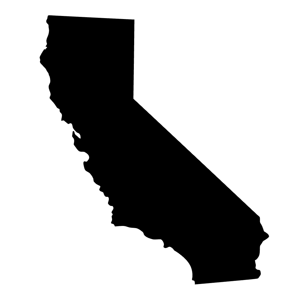 Mapa de California — archivo SVG