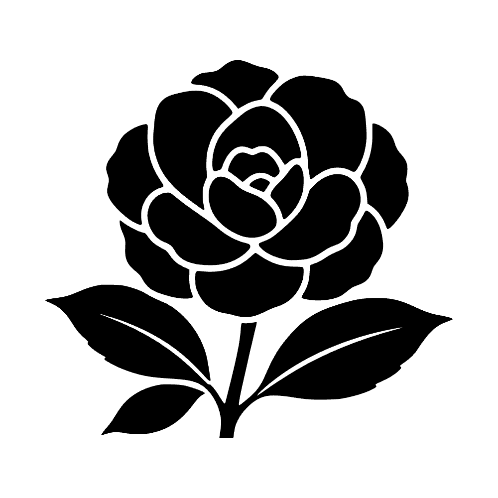 Flor de camelia — archivo SVG
