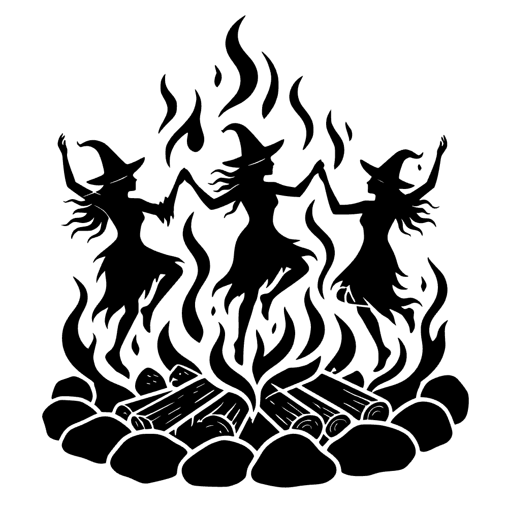 Icono de llamas de fogata — vista previa del archivo SVG