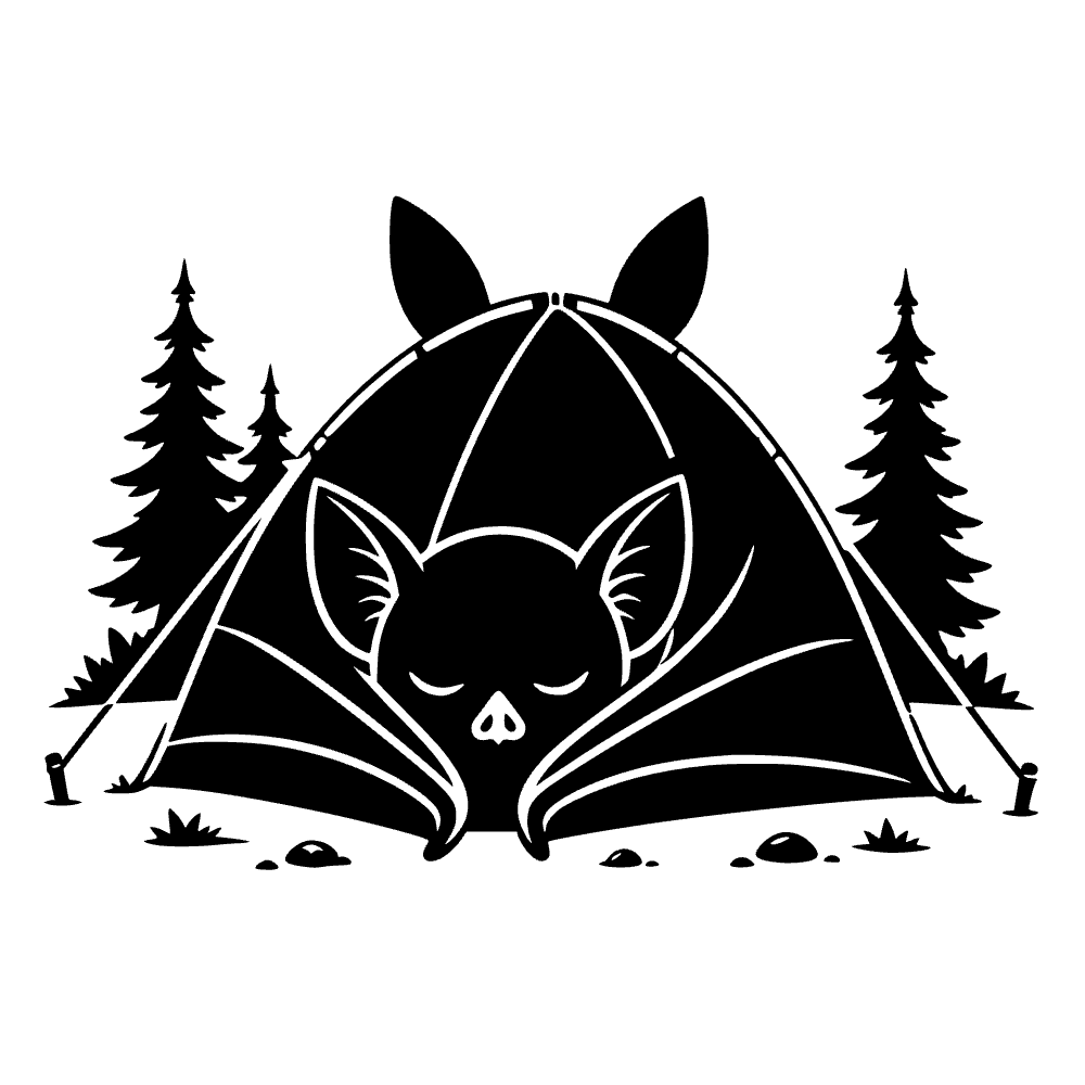 Camping Tent Shaped Like Icon SVG cut file preview
