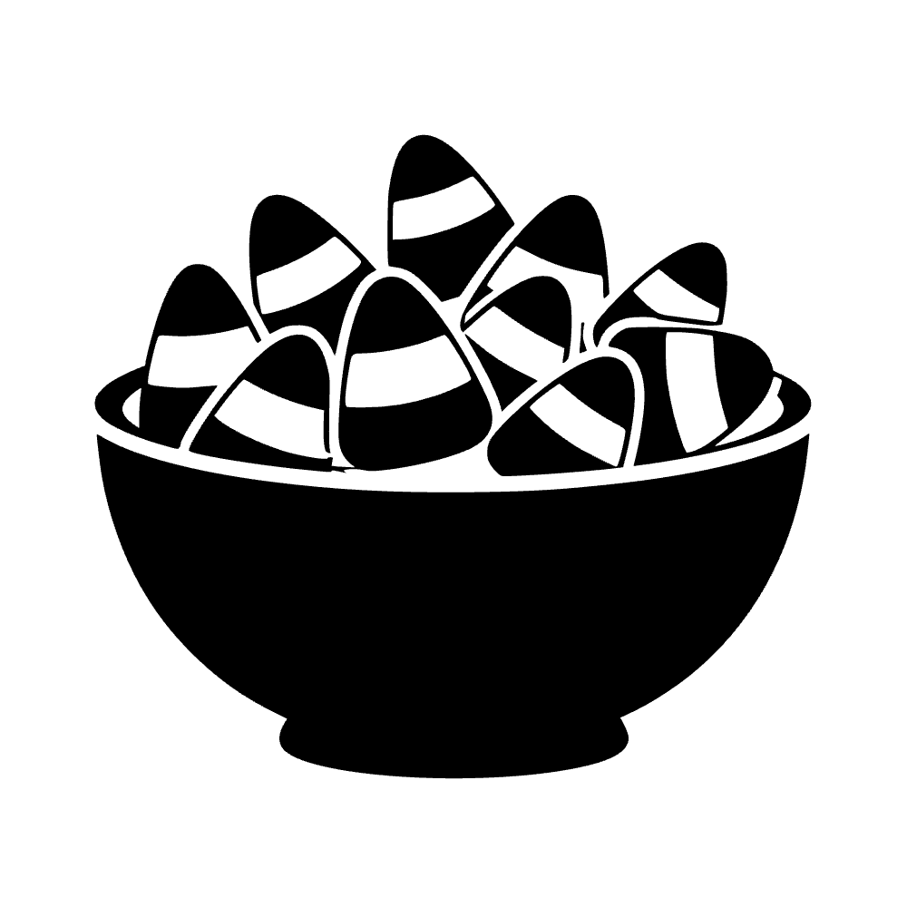 Tazón de caramelos de maíz — archivo SVG