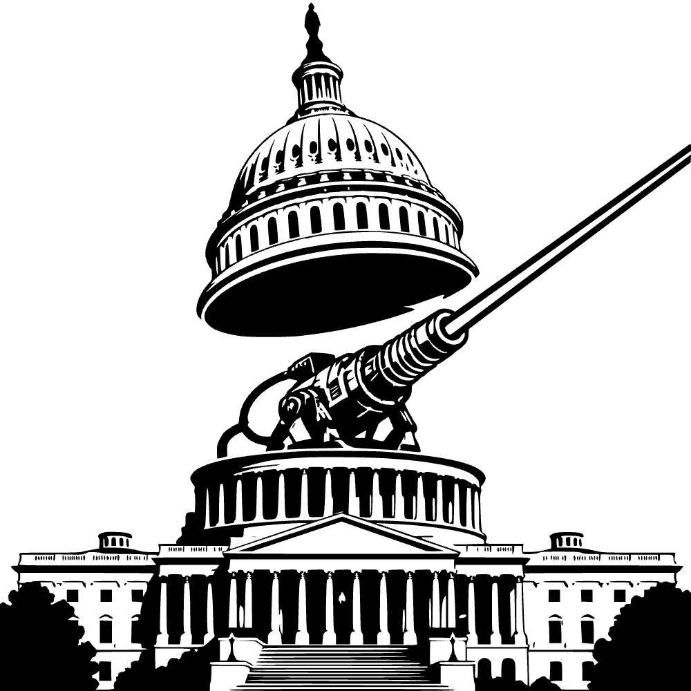 Icono de cúpula del Capitolio levantándose — vista previa del archivo SVG