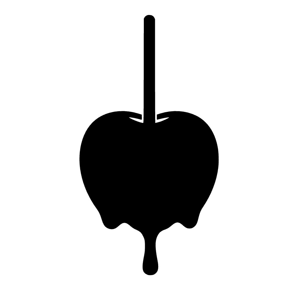 Manzana caramelizada — archivo SVG