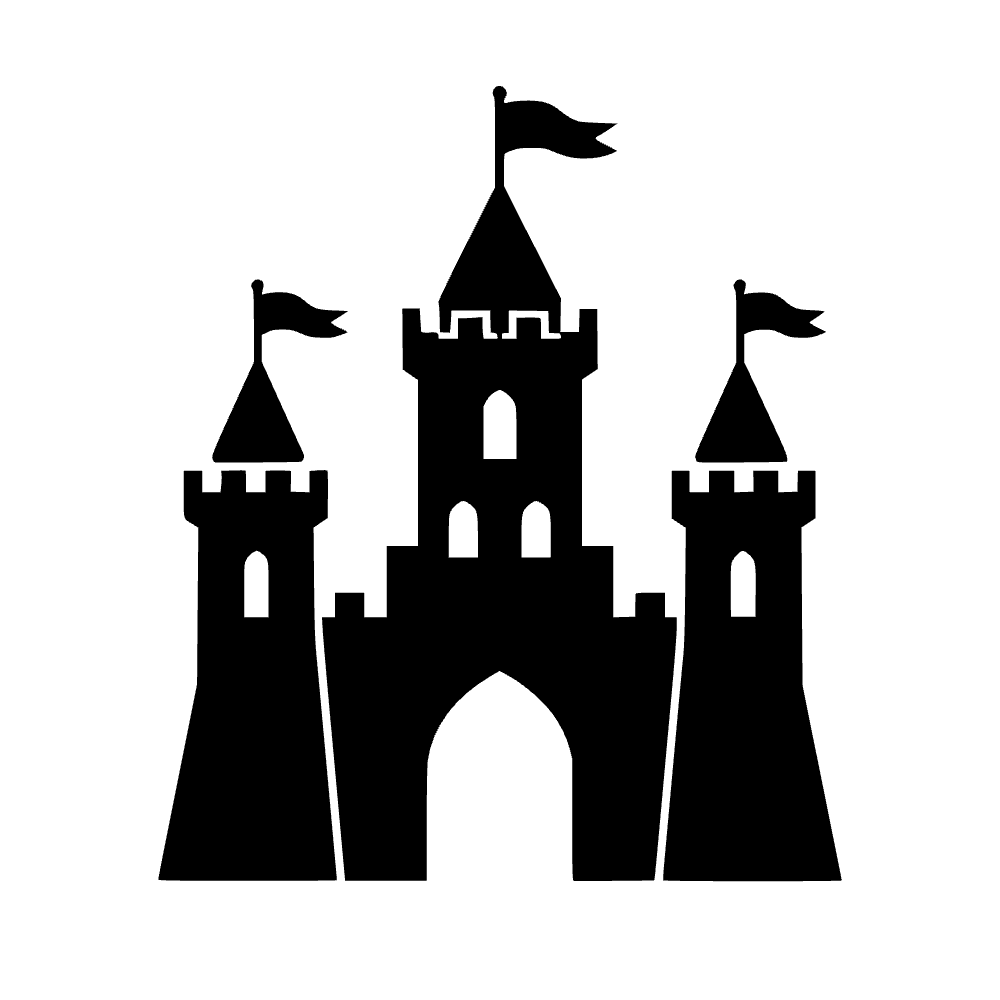 Banderas de torres de castillo — archivo SVG