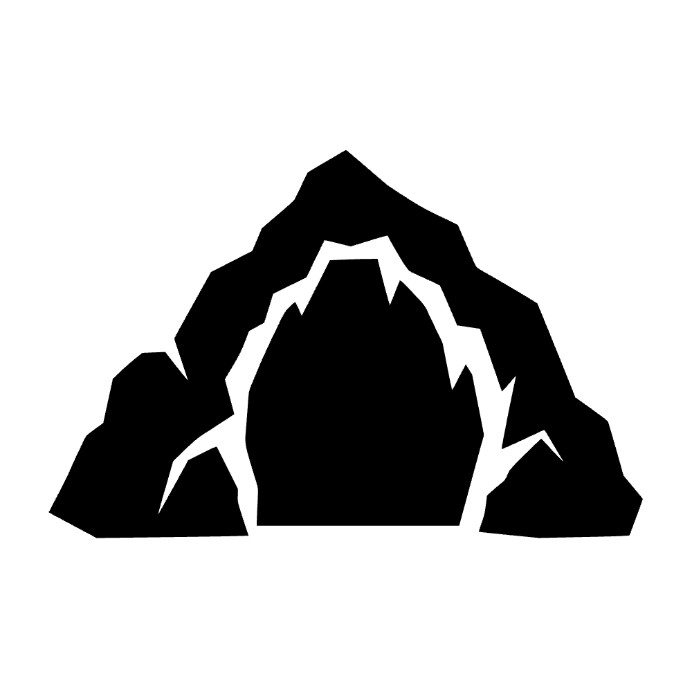 Icono de entrada a la cueva — archivo SVG