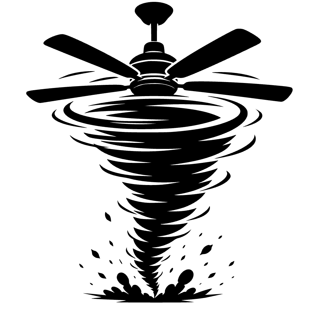 Ceiling Fan Spinning Icon SVG SVG cut file preview